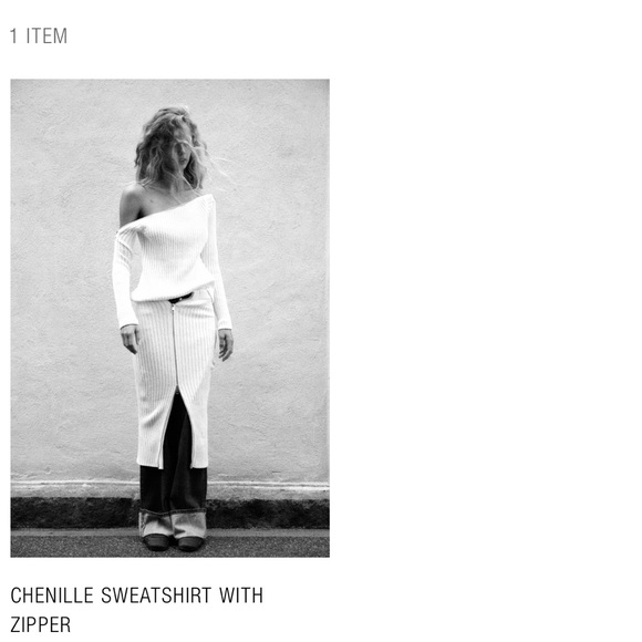 Cream Ribbed Sweater - Picture 4 of 4